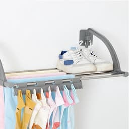 Dailygoods- Sokkenclips 4 stuks - Multifunctioneel Sokker-droogrek - Kunststof Kleerhanger - Ondergoed/Handdoeken - Praktische Sokkenhouders - Ruimtebesparend - Sokkendroger — thumbnail 3