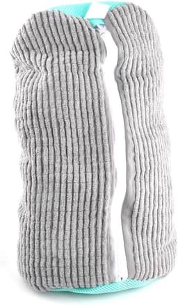 Waszak voor Schoenen - Herbruikbare Zipper Tas voor de Wasmachine, Perfect voor Sportschoenen, Tennis- en Wandelschoenen, 2 Stuks, Grijs — thumbnail 5