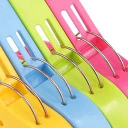 Grote plastic wasknijpers voor handdoeken, strandlakens en kleding - 64 stuks, 12.5x7.3x2.3cm, stevig en duurzaam — thumbnail 5