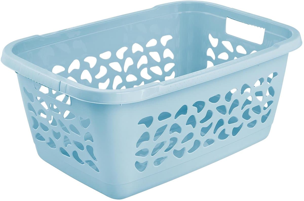 wasmand, luchtdoorlatend decor, 52 l, Jost, Nordic Blue — afbeelding 1