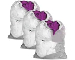 Grote Wasnetten XXL 60 x 90 cm - Waszak voor Wasmachine, Ideaal voor Kleding, Handdoeken en Dekens