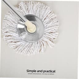 1set Vervangende Verstelbare Mop Stok Met Rotating Mop Hoofd Voor Moeilijk Bereikbare Hoeken Verstelbare Hoogte Rvs Materiaal Voor Eenvoudige Onderhoud — thumbnail 5