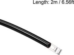 Flexibele Siliconen Slang 3mm ID x 5mm OD - 2M Lange Rubber Hose voor Water, Lucht en Pompoenoverdracht — thumbnail 5