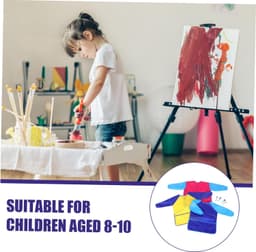 1set Kinderschort Met Zakjes Waterdichte Lange Mouw Kunstschort Voor Peuters Voor Schilderen Koken Creatieve Activiteiten — thumbnail 5