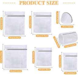 7-delige Waszakken Set voor Wasmachine met Rits — thumbnail 5