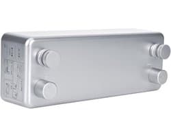 Dailygoods- Kledinglijn Oprolbaar 4 m - Waslijn Uittrekbaar - Aluminium en Roestvrij Staal - Geschikt voor Binnen - Eenvoudig te Installeren - Voor Kl