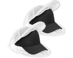 2 Stuks cap hoedenwasser, cap wasmachinevorm met geïntegreerd beschermnet, cap shaper, voor de meeste petmaten