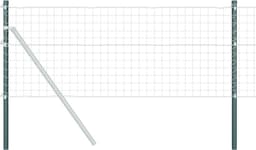 Tuinhekpalen 110 cm - gepoedercoat staal - groen - stabiele basis voor hekken - 2 stuks - ServiceTopper — thumbnail 4