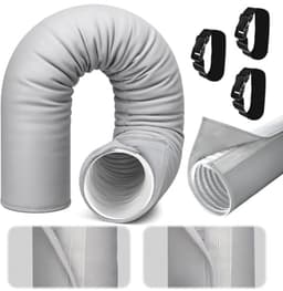 Luchtconditioner Afvoerslang Isolatie Cover met 3 Bevestigingsbanden voor Drenage Hoses van 12.5 cm en 15 cm — thumbnail 1