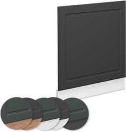 Frontpaneel voor Vaatwasser - 60 cm - Antraciet Goud/Wit — thumbnail 4