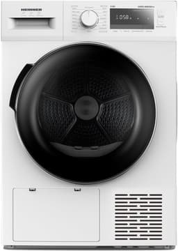 Heinner HHPD-M9G3A++ Warmtepompdroger 9 kg – 14 Droogprogramma’s – LED-display – Anti-sifonfunctie – Trommelverlichting – Startuitstel – Wit – 5 Jaar Garantie — thumbnail 1