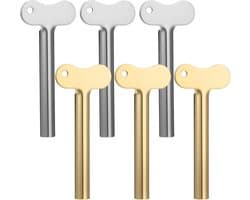 Set van 6 Buis Knijpers voor Tandpasta en Haarverf - Duurzame Dispenser Tools voor Badkamer en Keuken in Zilver en Goud