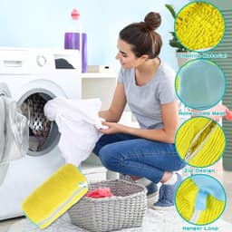 Waszak Schoenen Herbruikbaar - Waszak met Rits - Waszakken voor Wasgoed - Wasnet - Waszak Groot - Geschikt voor Wasmachine — thumbnail 2