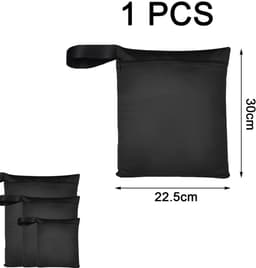 Dailygoods - Waterdichte Waszak - Herbruikbaar met Ritssluiting (30 x 22,5 cm) — thumbnail 4