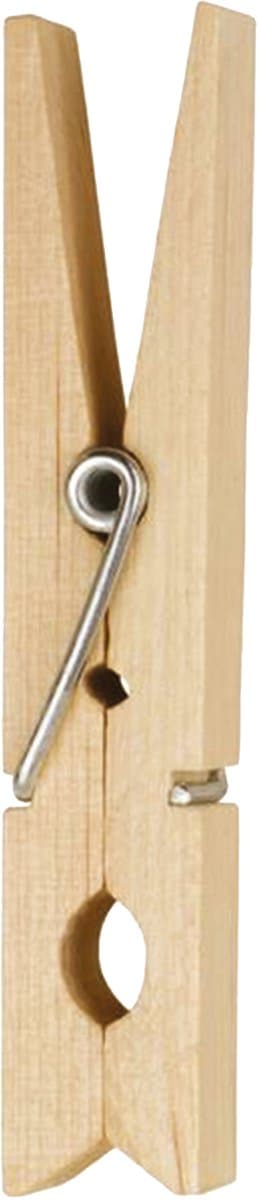 MSV Houten Wasknijpers – Set Knijpers van Hout voor Alle Soorten Kleding – Praktisch Ontwerp – 7 cm — afbeelding 1