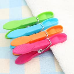 Wasknijpers 72 stuks - Stevige Kunststof - Windbestendig - Antislip - Kleur: Groen/Blauw/Oranje/Paar - Hoogspanningsveer Roestvrij Staal - Wasknijper — thumbnail 3