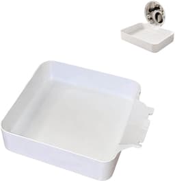 Afvoerbak voor wasmachine-Lekbak wasmachine-Onderdelen voor wasmachines-3D-geprinte waterdichte bak- universele wasmachine lekbak- afvoerbak -Wateropvang -Opvangbak tegen lekkage-17.8cm — thumbnail 1