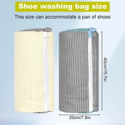 SnelShoppen - Schoenenwaszak set van 2, wasmachine vriendelijk, schoenenwaszak voor dieptereiniging, hoogwaardige materialen, ideaal voor sport- en ca — thumbnail 3