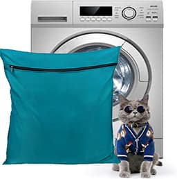 Waszak voor huisdieren - Hoogwaardige stof - Beschermt wasmachine tegen verstoppingen - Ideaal voor honden en katten - m-winkel — thumbnail 1