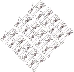Dailygoods- Foto Clips - 30 Stuks - Roestvrij Staal - Haken - Ophanghaken - Handdoek Haken - 9,5x2 cm - Haakjes — thumbnail 5