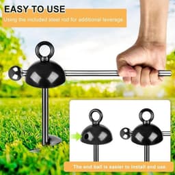 Hondenanker 38 cm RVS voor Honden tot 57 kg — thumbnail 3