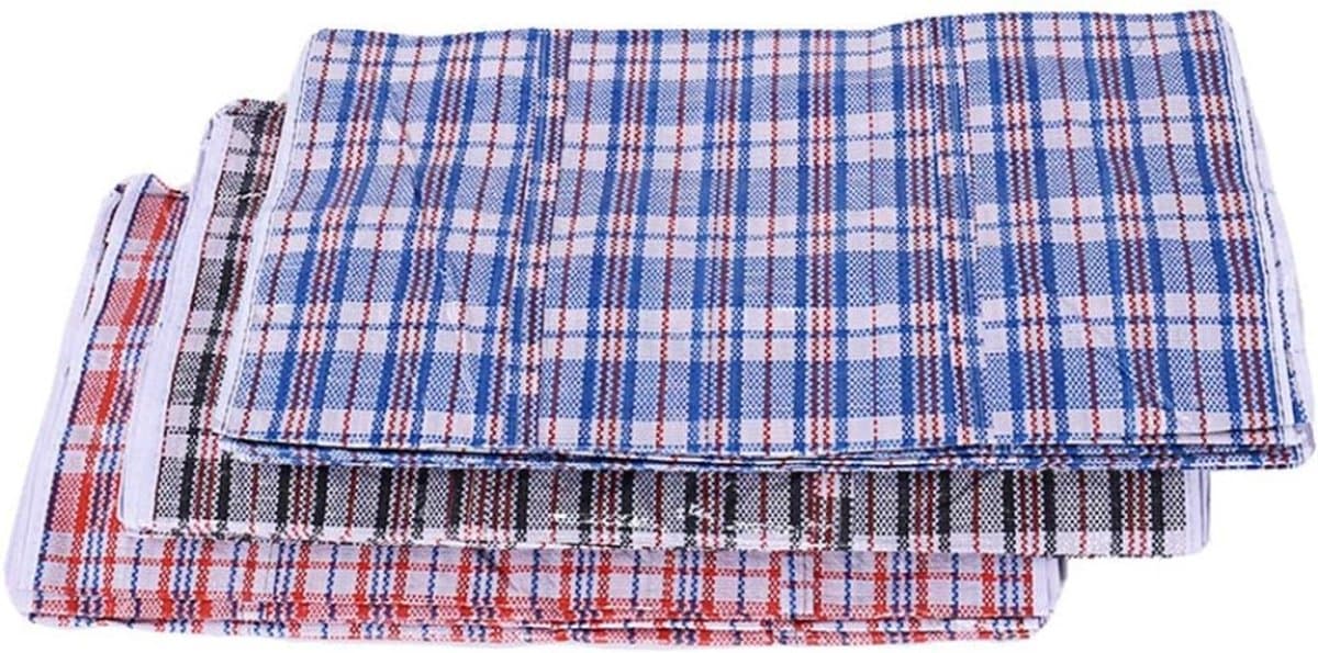 Herbruikbare Jumbo-Waszakken - Kunststof - Sterk en Duurzaam - Met Ritssluiting - Voor Wasgoed en Kleding — afbeelding 1