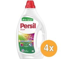 Persil Gel Color - Deep Clean Color - Vloeibaar Wasmiddel - Gekleurde Was - Beschermt Kleuren - Hygiënisch Frisse Wasmachine - Voordeelverpakking - 4 x 33 Wasbeurten