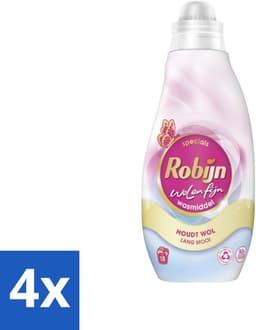 4 x Robijn Specials - Wol & Fijn - Vloeibaar Wasmiddel - 18 Wasbeurten - Wolwasmiddel - Wasmiddel Zijde - Wasmiddel Delicate Stoffen - Biologisch Afbreekbaar Wasmiddel - Milieuvriendelijk Wasmiddel — thumbnail 1