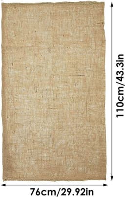 Jute Aardappelzak - Stevige Spelzakken - Familie Spelletjes - Robuust Juten Materiaal - 76x110cm - Naturel — thumbnail 3