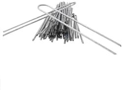 Omgoods - Set van 100 Grondankers van Gegalvaniseerd Staal voor Diverse Toepassingen — thumbnail 3