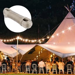 Extra sterke waslijn van 3mm x 50m, ideaal voor buitengebruik, tuin en kamperen, weerbestendig en duurzaam — thumbnail 4