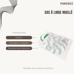- Mesh-waszak met ritssluiting – 30 x 40 cm – wasmachine, bescherming voor kleding, onder sokken — thumbnail 2
