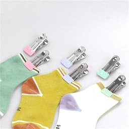 Wasknijpers Roestvrij - Kledingklemmen - Was Drogen - Winddicht Antislip - 50 Stuks - Zwart — thumbnail 2