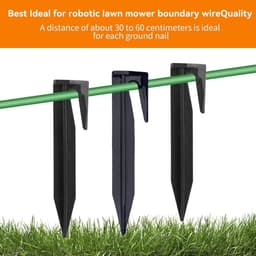 SnelShoppen - Robotic Lawnmower Wire Pin - 200 Pegs voor Robotic Limiting Cable, Grondpinnen voor Bevestigen van Limietkabel, Hoge Kwaliteit, Weerbest — thumbnail 3