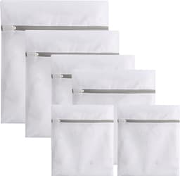 SnelShoppen - 6 Stuks Wasnetten voor Wasmachine, 4 Maten Waszakken met Rits, Grote Mesh Waszakken voor Sokken, Kleding, Beddengoed, Ondergoed en Reize — thumbnail 1