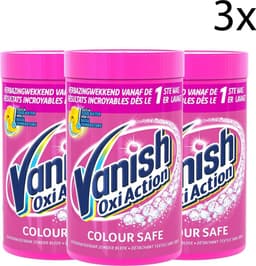 Vanish Oxi Action Colour Safe Base Poeder - Voor Witte en Gekleurde Was - 1,5kg x3 — thumbnail 1