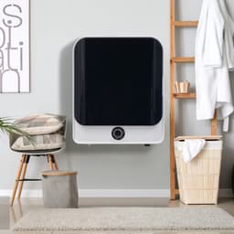 Uitlaatgasdroger, RVS droger, 3kg, feitelijk tot 4,5kg, 830W, meervoudige filtratie, 5 programma's. Bescherming tegen oververhitting, wandmontage [Energieklasse C] — thumbnail 1