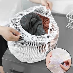 Set van 3 Wasnetten voor Wasmachine met Koordstopper, Herbruikbare Waszakken Groot voor Diverse Kledingstukken — thumbnail 3