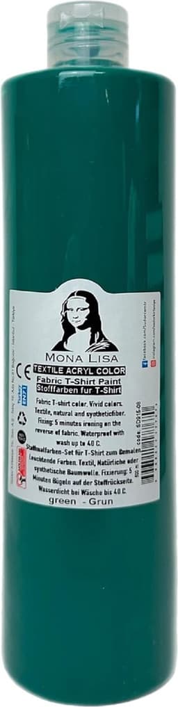 Südor Textielverf 500 ml, groen.Wasbestendige textielverf voor lichte stoffen. Wasmachinebestendig, wasbestendig. Fixatie door strijken — thumbnail 1