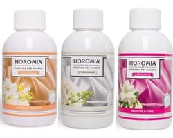 Wasparfum Horomia | set 3 x 250 ml Vento d'Oriente, White, Muschi e loto