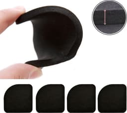 4 STUKS - Slip matjes voor de wasmachine, droger, koelkast, kast of ander apparatuur - Anti slip - Trillingsdempers - Geluiddempers - Anti slip pads - Anti tril mat wasmachine of droger - Voetjes rubber - Meubelonderzetters — thumbnail 2