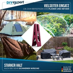 Stabiele Wasknijpers voor Waslijn en Droogrek - Duits Vakmanschap — thumbnail 4