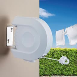 Witte 15 Meter Waslijn - Ideaal voor Huishoudelijk Gebruik — thumbnail 4