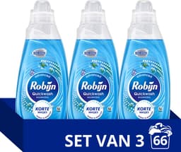 Robijn Quickwash - Vloeibaar Wasmiddel - Morning Dew - 3 flessen - 66 Wasbeurten - Voordeelverpakking — thumbnail 1