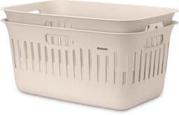 Brabantia Collect-It Wasmand - set van 2 - 40 l - Soft Beige — thumbnail 1