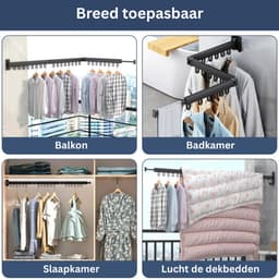 CLVP® Droogtoren Wasrek – Ruimtebesparend Droogrek – Opvouwbaar Wasrek – Ultimate — thumbnail 4