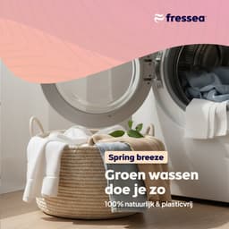 Fressea Wasstrips 60 Wasbeurten - Wasmiddel Strips - Plasticvrij & Vegan Wasmiddeldoekjes (Lentebloesem) — thumbnail 5