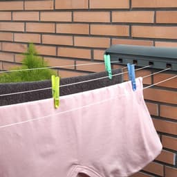 Uittrekbare Waslijn - Wand Waslijn - Kleding Drogen - Ruimtebesparend Ontwerp - 20 Meter Droogruimte - Grijs — thumbnail 3