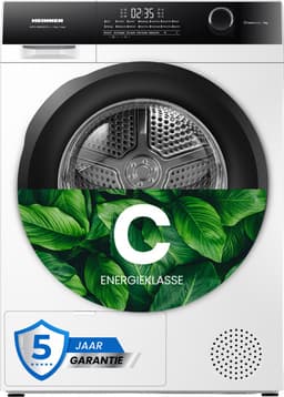 Heinner HHPD-HMK90IVFC+++ Warmtepompdroger – 9 kg – 14 programma’s – Touch Control – Schoendroogrek – Inverter – Kinderslot - Wit – 5 Jaar Garantie — thumbnail 1