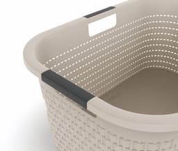 Rotho Country wasmand - set van 2 - 40 ltr - Beige — thumbnail 5